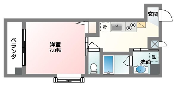 赤嶺駅 バス9分  具志営業所下車：停歩7分 4階の物件間取画像